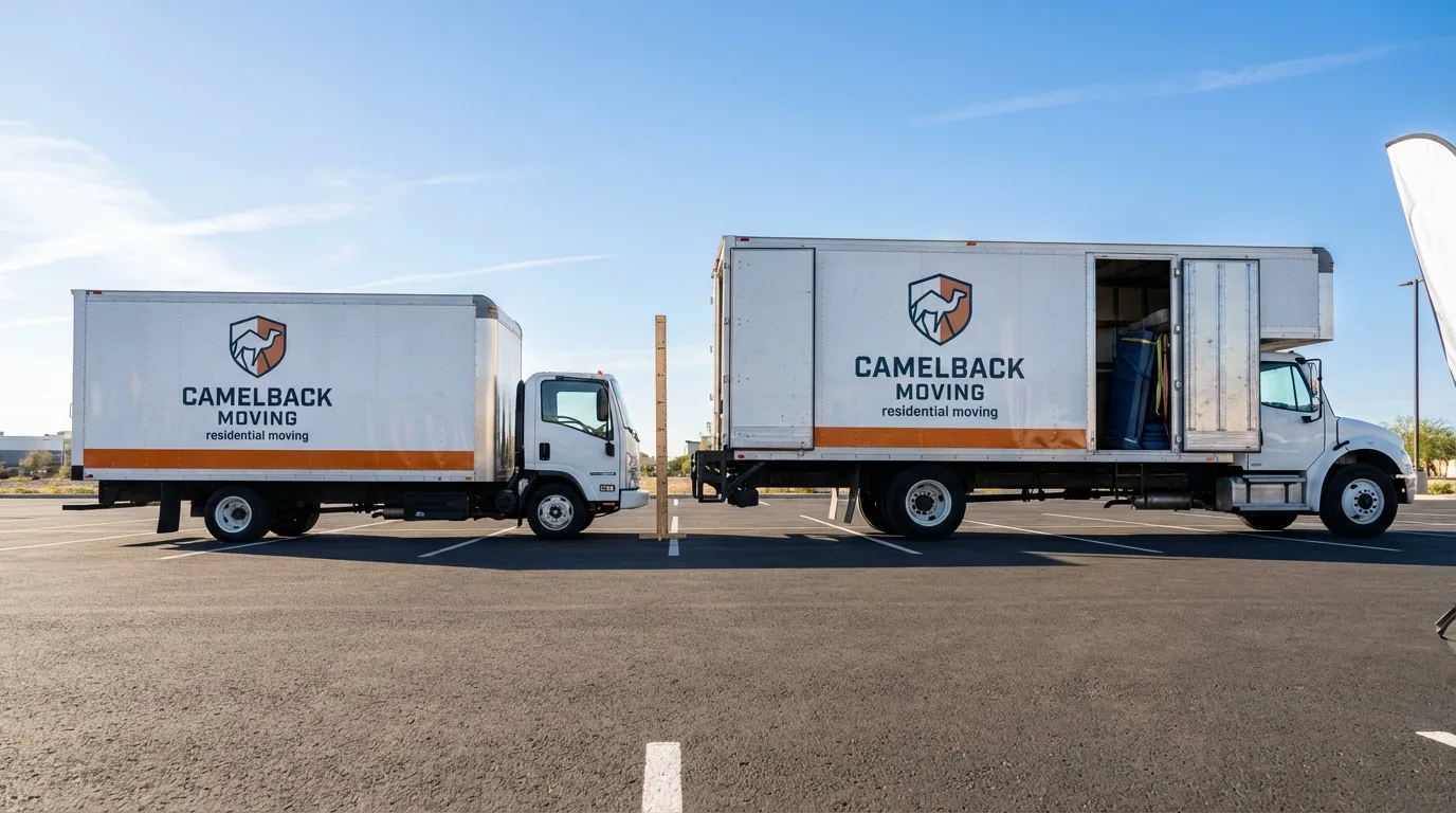 Moving truck size capacity guide in Eureka Springs